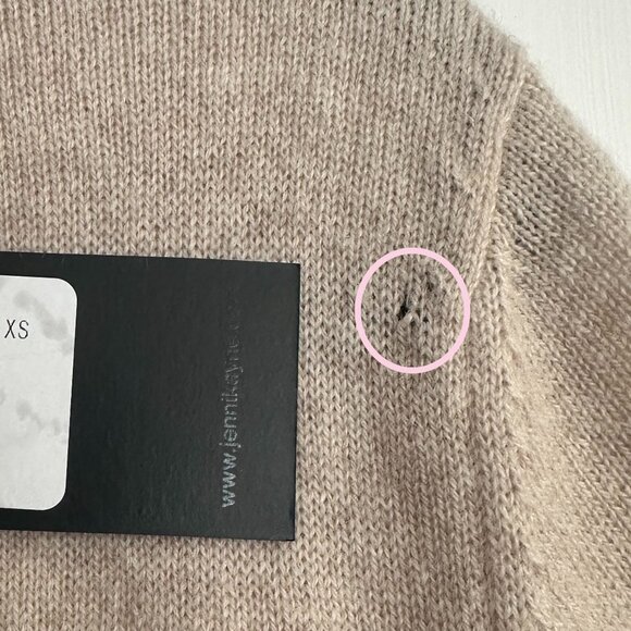 NWT Jenni Kayne Flynn Cashmere Sweater in Oatmeal - Size XS - Picture 7 of 7
